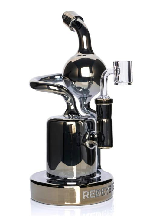 Red Eye Tek 8.5" Terminator Aorta Concentrate Recycler - Cosmic Gold Metallic