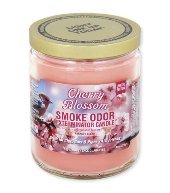 Smoke Odor Eliminator Candles - Cherry Blossom Seasonal