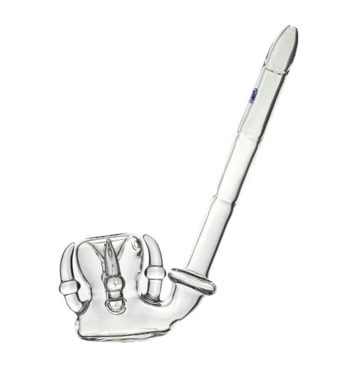 10" Marley Shandy's Claw Pipe - Clear