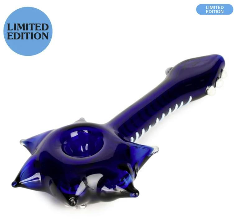6" Guitar Hand Pipe - Blue