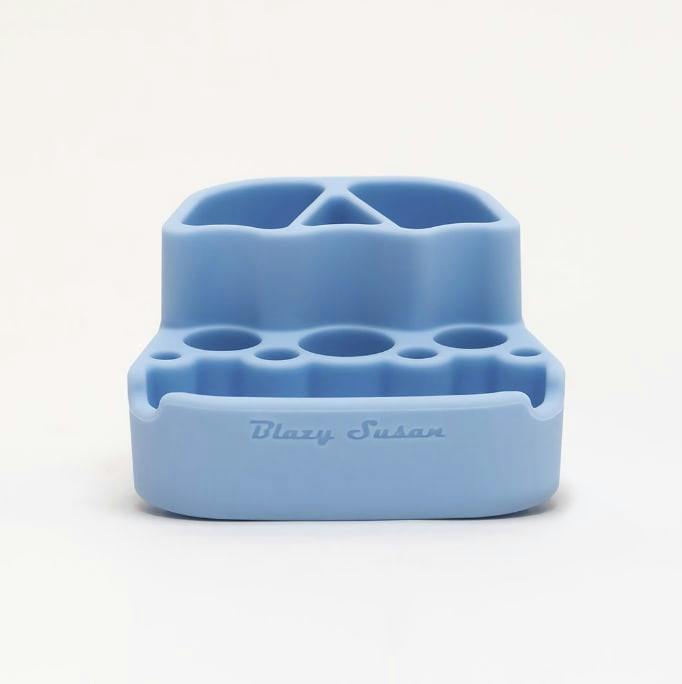 Blazy Susan Silicone Dab Station - Blue