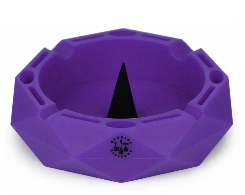 5" Round Ashtray - Purple