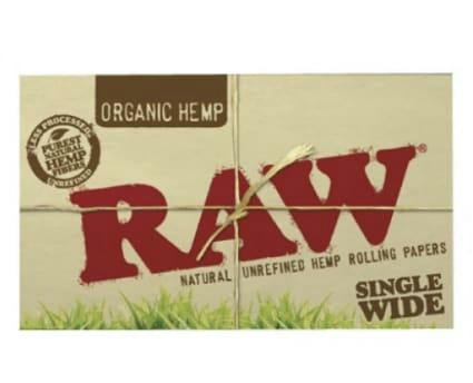 Raw Rolling Papers - Organic Hemp Single Wide