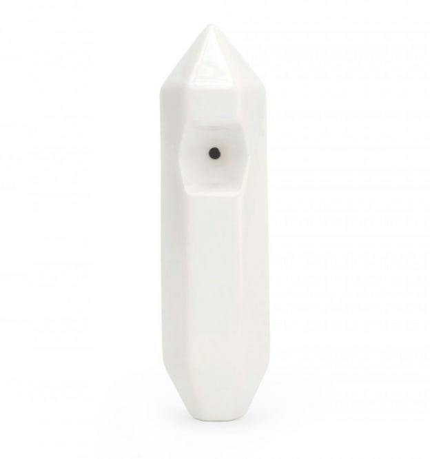 Crystal Voyager Pipe - White