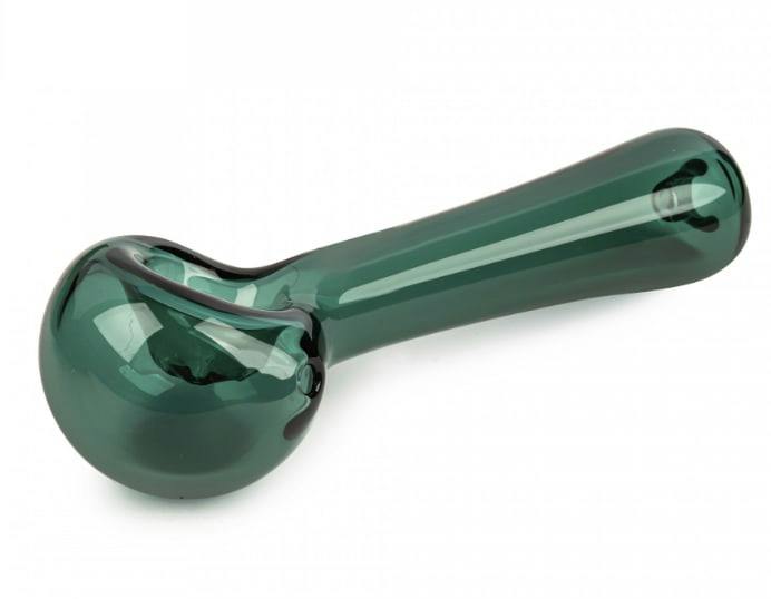 4.5" Spoon Hand Pipe - Teal