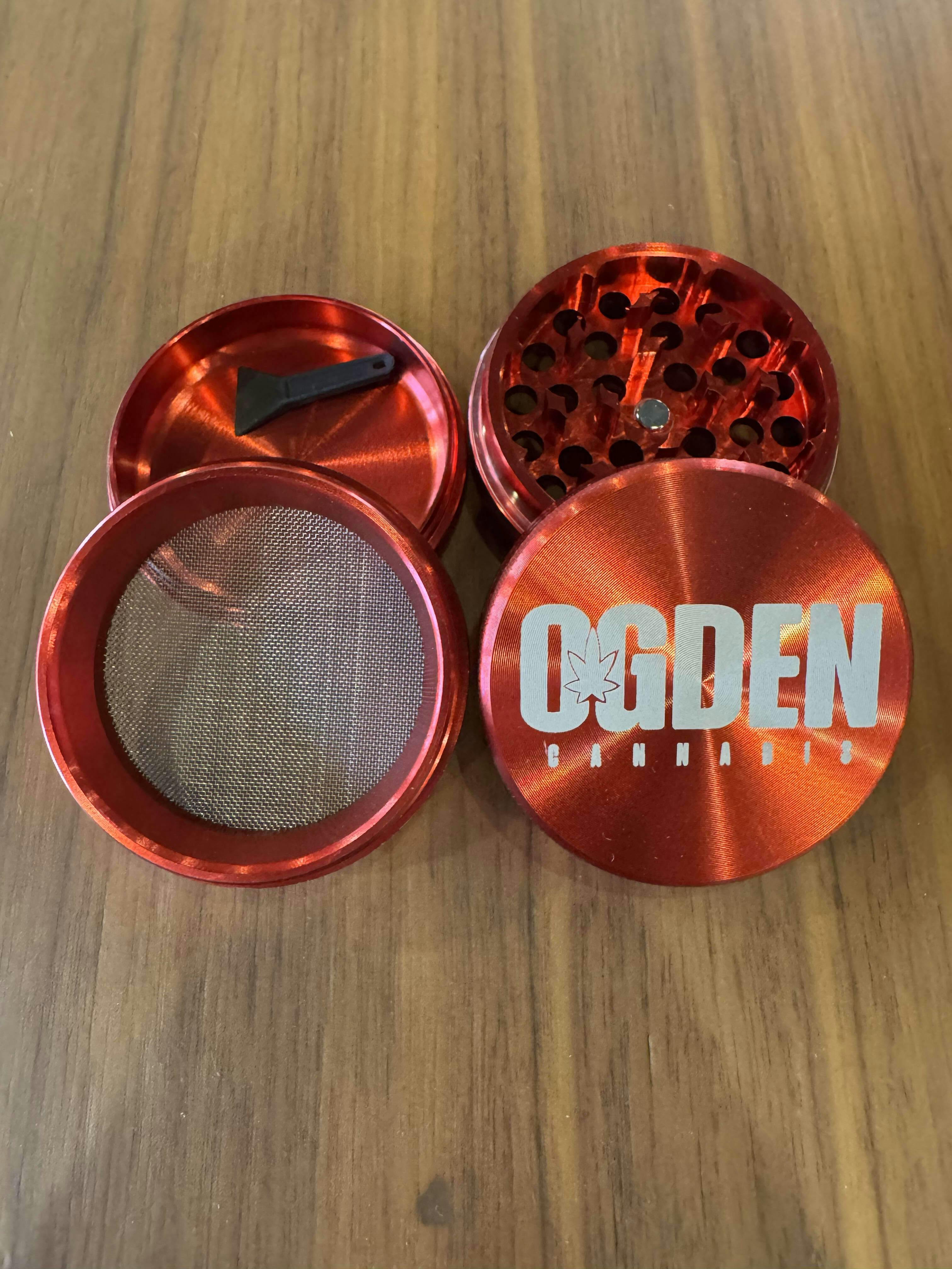 Ogden Cannabis Grinder - Red