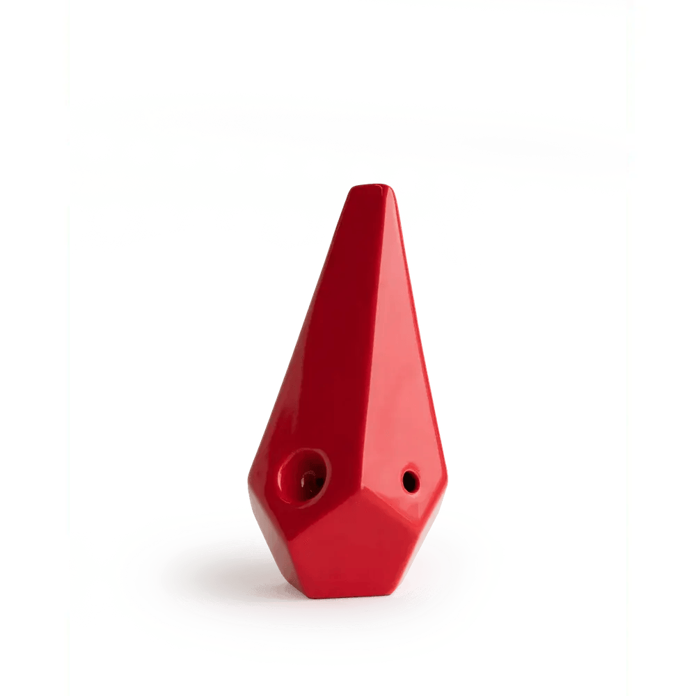 BRNT Prism Ceramic Pipe - Red