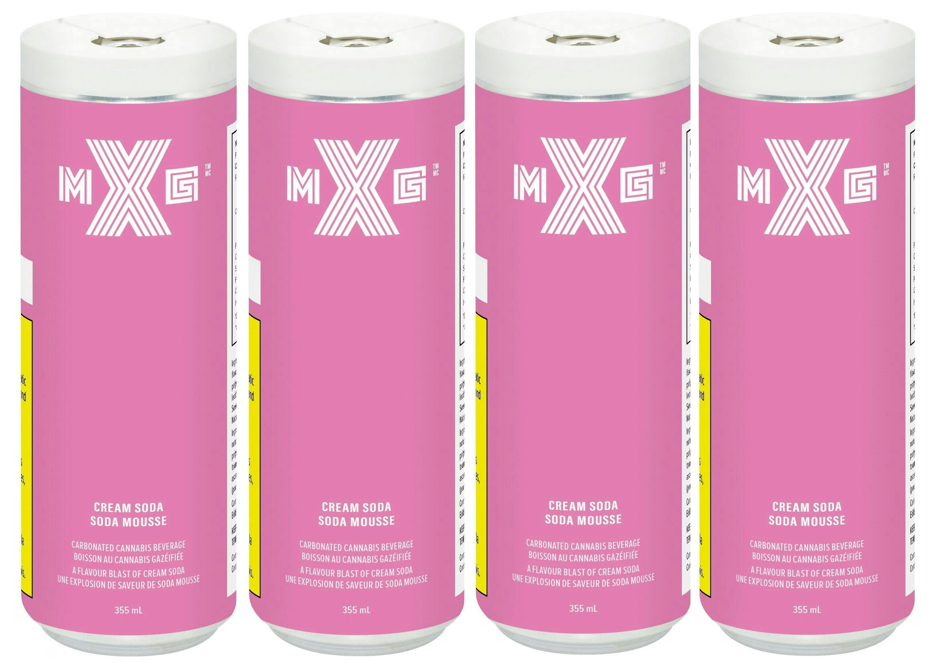 Multipack of 4, Cream Soda 355ml Soda