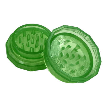 Plastic Grinder - 2 Parts (2'') - Green