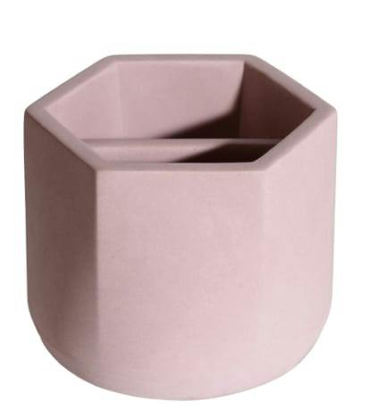 BRNT Malua - Concrete Storage Jar w/ Walnut Lid - Limited Edition - Berries n Cream