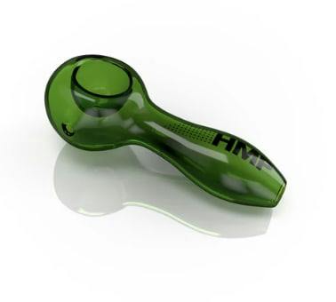 HMP | 4" Glass Spoon Pipe - Green