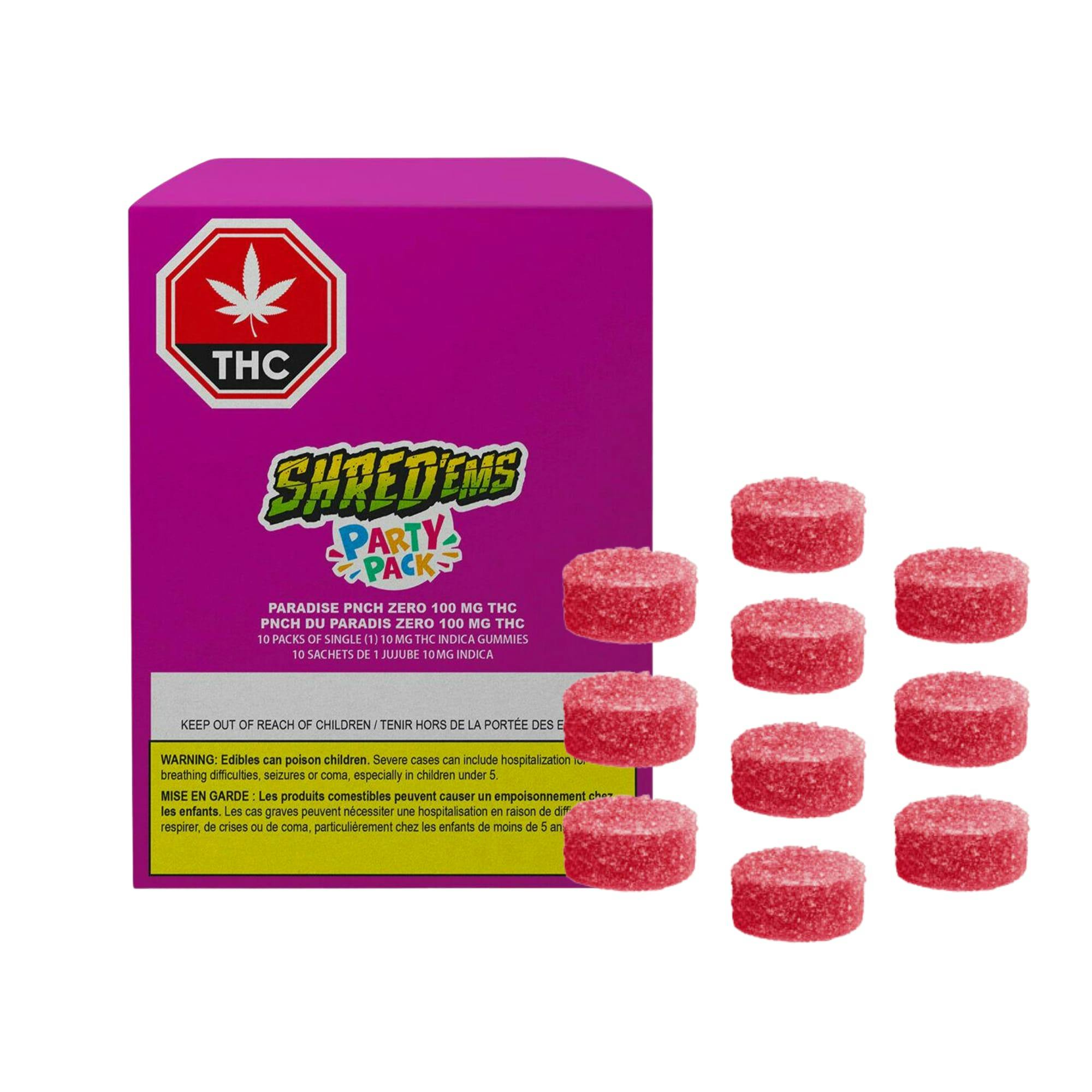 Multipack of 10, Paradise PNCH Zero MAX10