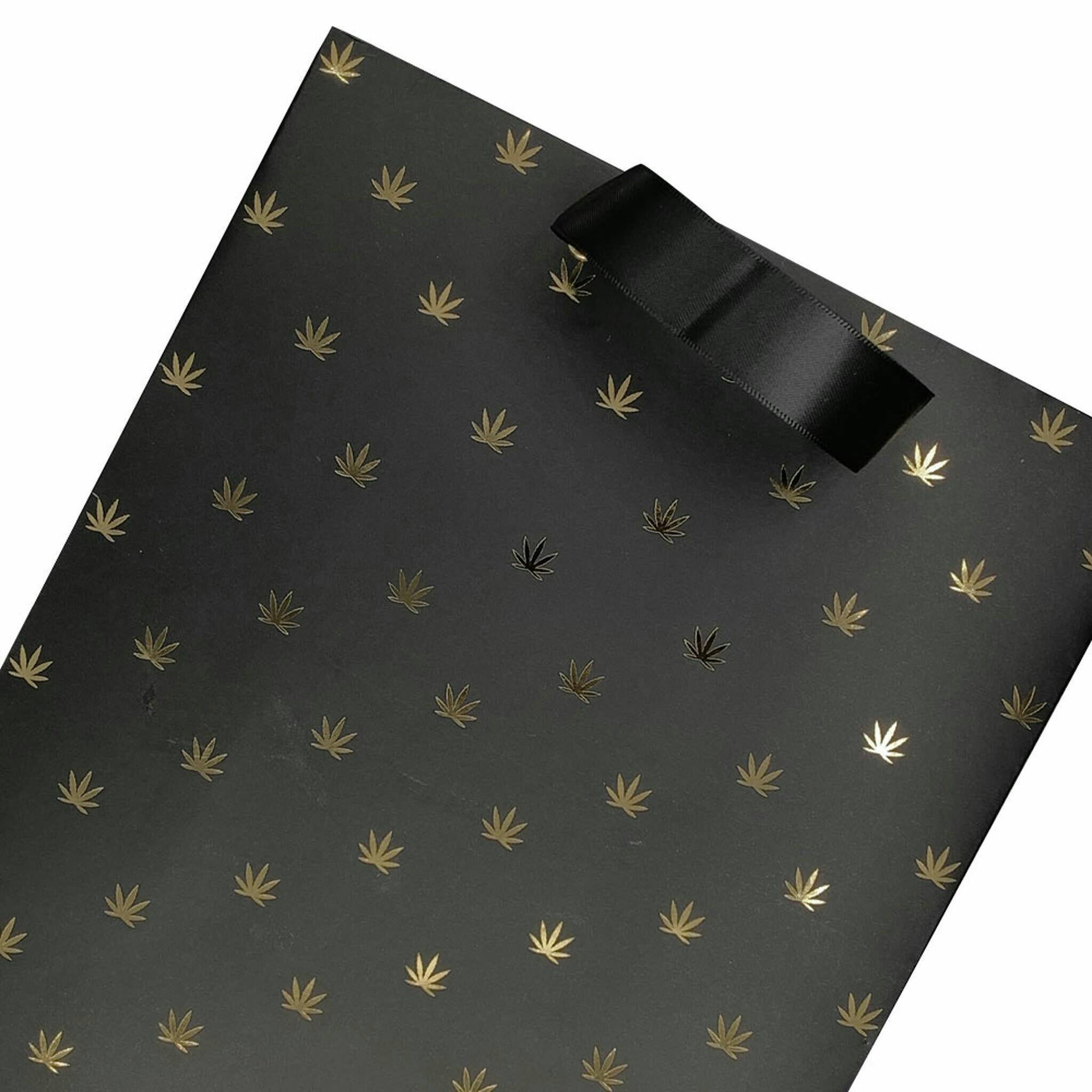 Gold Leaves/Black