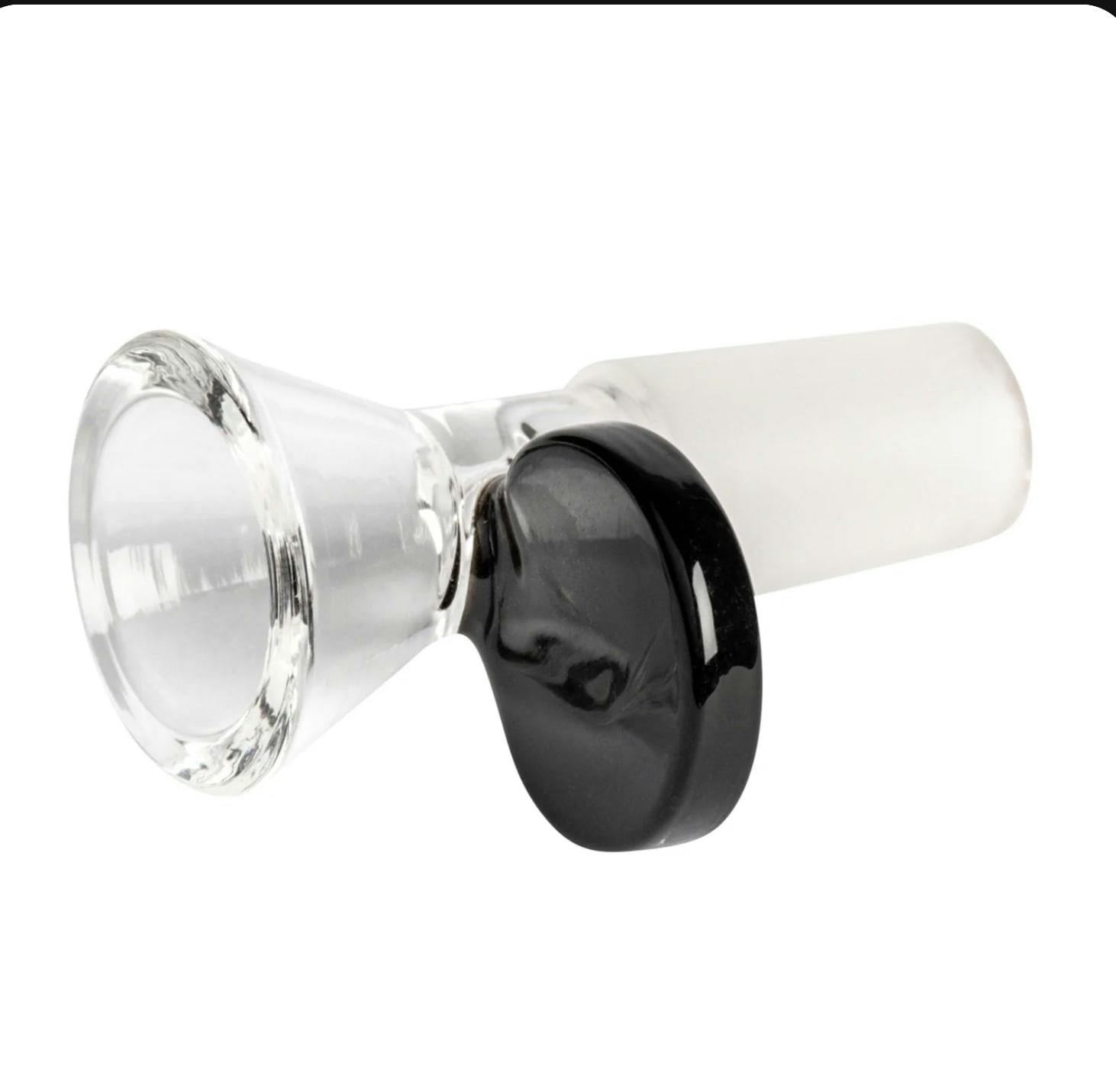 Red Eye - Cone Pull-Out Bowl with Disc Handle (14mm) - Black