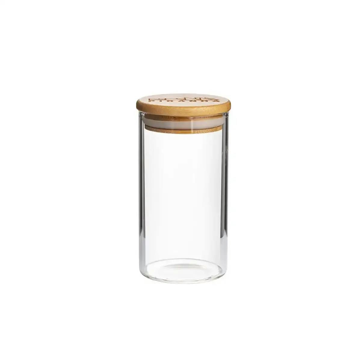 Piranha - Glass Jar with Bamboo Lid - 200 mL