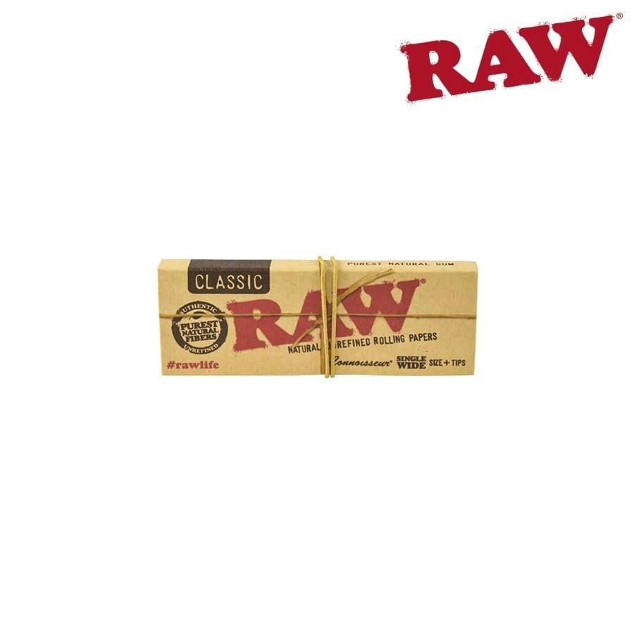 Raw - Single Wide Connoisseur W/ Tips