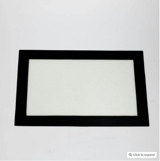 Rectangle Black Large Silicone Dab Mat