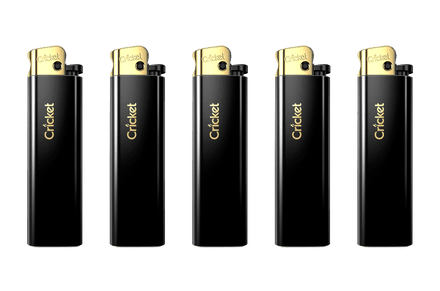 Cricket Original Flint - Black & Gold Lighter