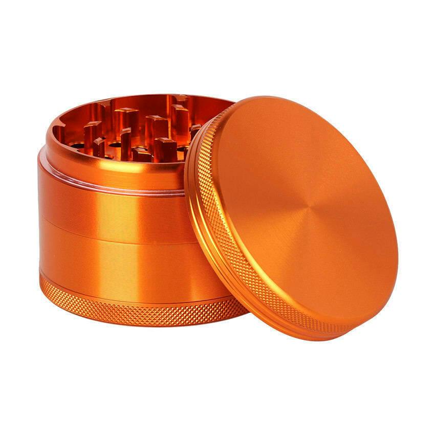 Blank Metal Grinder - 4pc / 2.5" - Orange