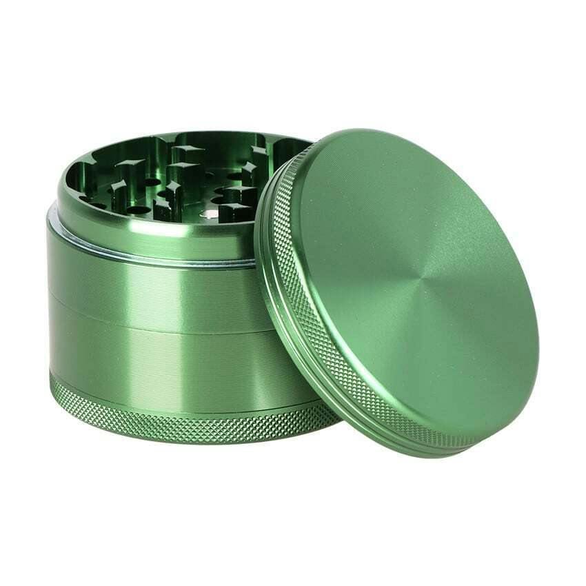 Blank Metal Grinder - 4pc / 2.5" - Green