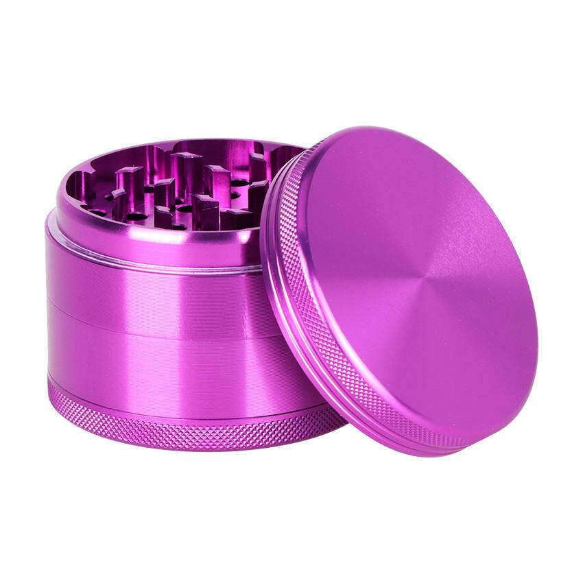 Blank Metal Grinder - 4pc / 2.5" - Purple