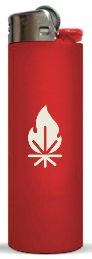Stok'd | Stok'd BIC Flame Lighter | Red