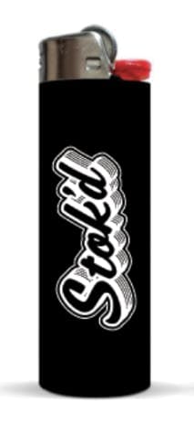 Stok'd | Stok'd BIC logo Lighter | Black