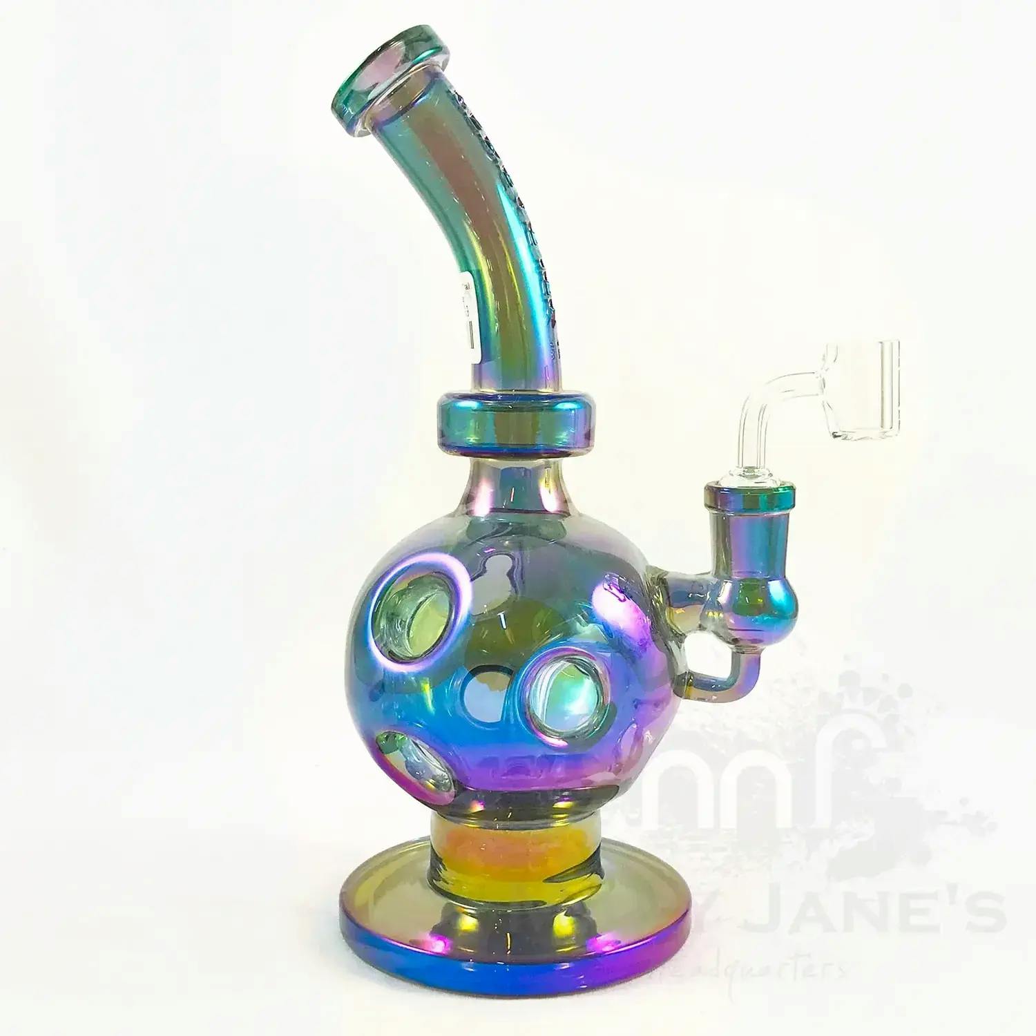 11" Tall Metallic Terminator Finish Swiss Globe Rig Green