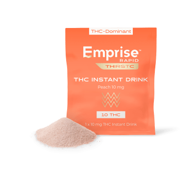 THirstC Peach 10 mg THC Instant Drink
