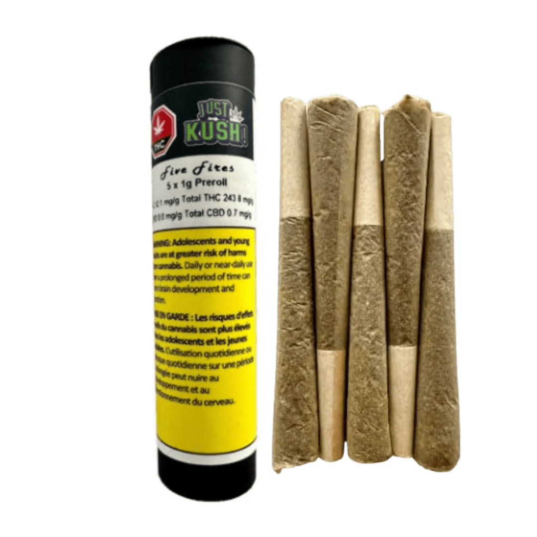 Just Kush Five Fires Pre-Rolls - 5 x 1g