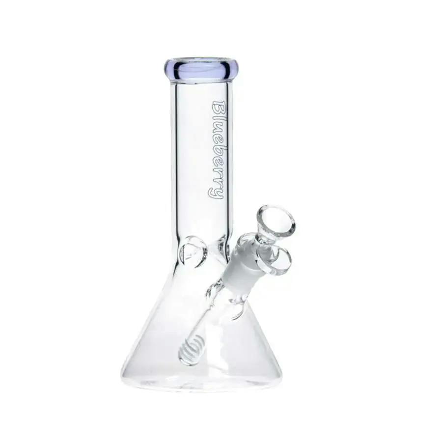 8" Beaker Bong | Blueberry | Purple