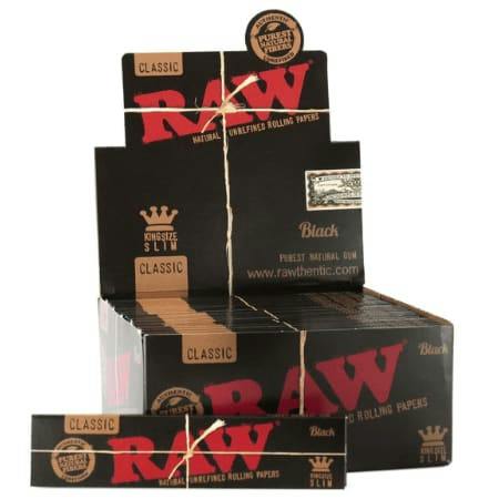 Raw Black King Size Slim Rolling Papers