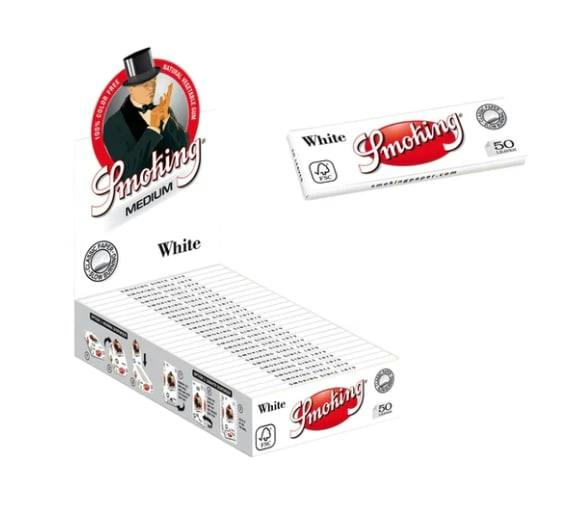 Smoking White Single Wide Rolling Papers