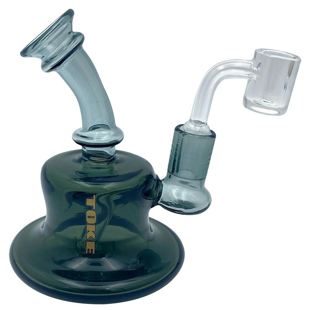4" Dab Rig w/ Quartz Banger - Green