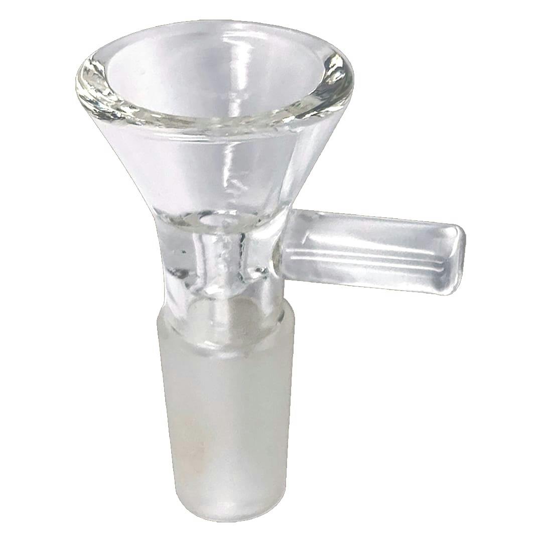 Glass Bowl w/ Handle - 14mm Clear Glass
