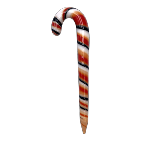 GLASS DAB TOOL - CANDY CANE - GLASS DAB TOOL - CANDY CANE