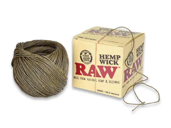 RAW Hemp Wick 100ft