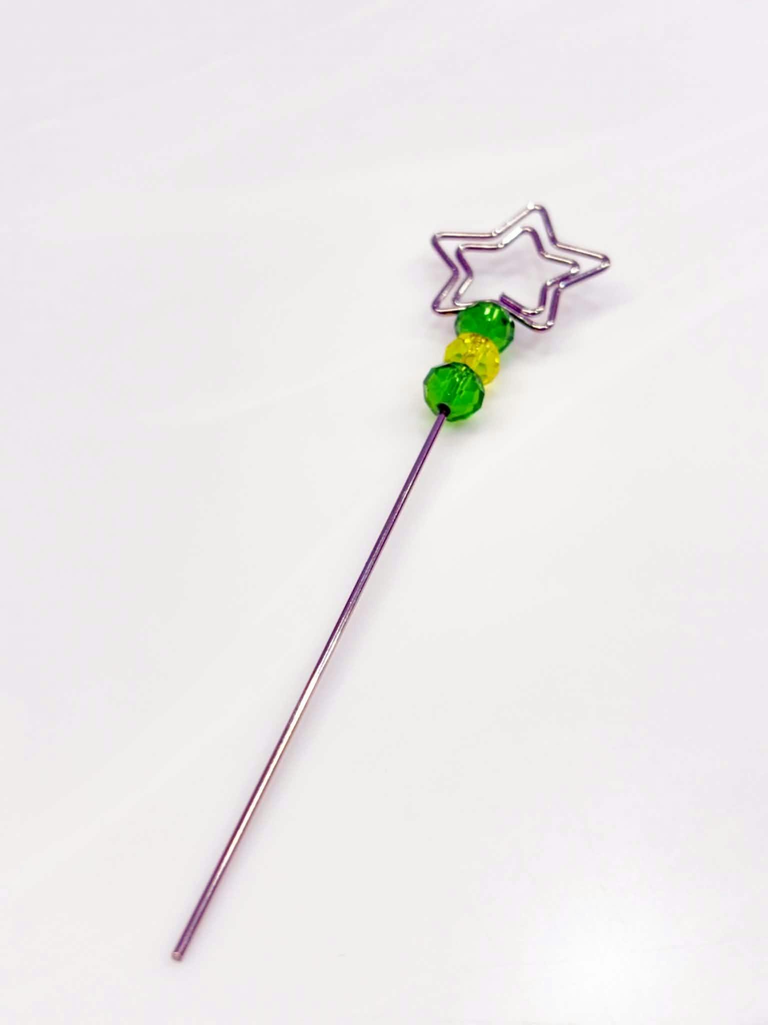 Bud Kitten Star Poker - Green and Yellow