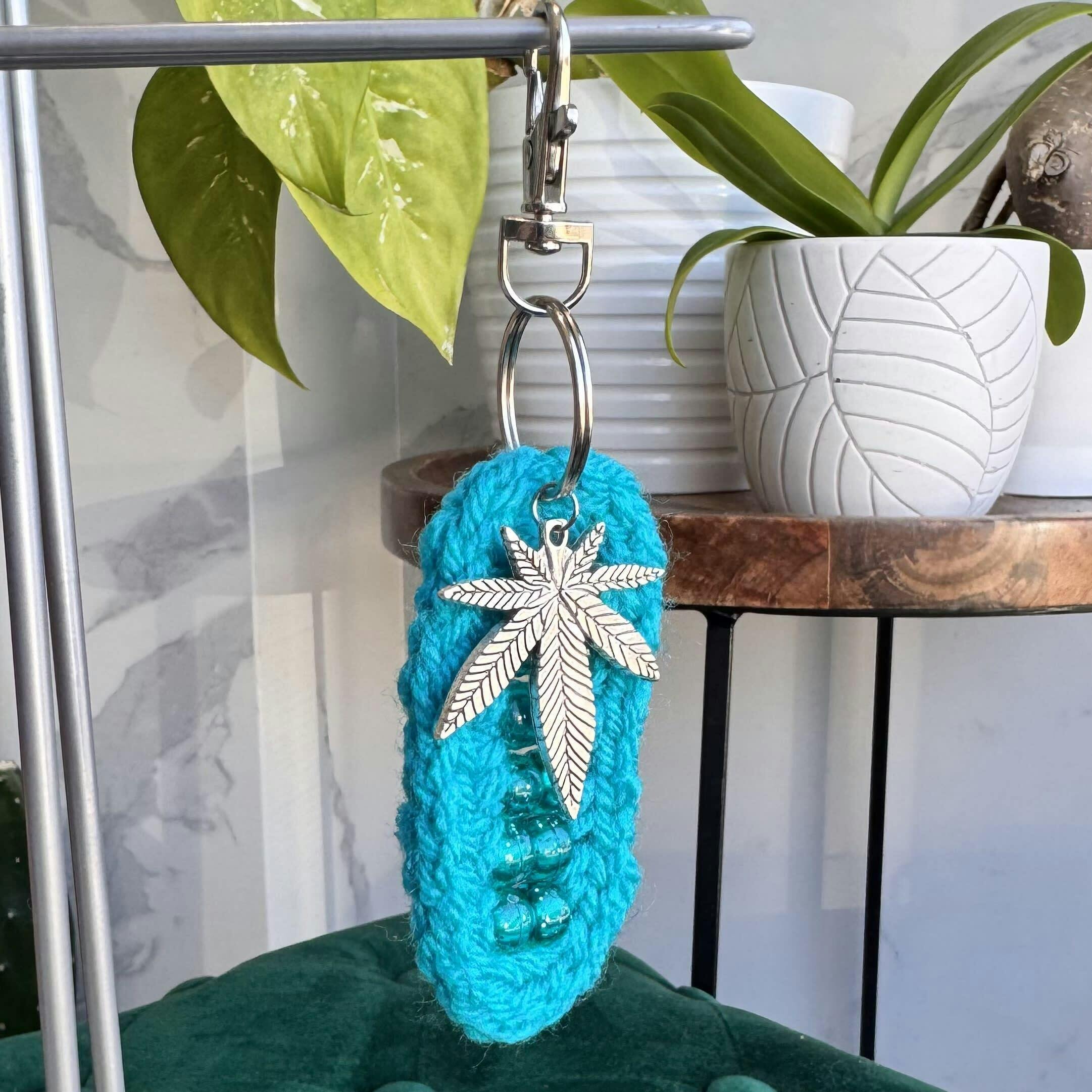 Teal Fidget Keychain