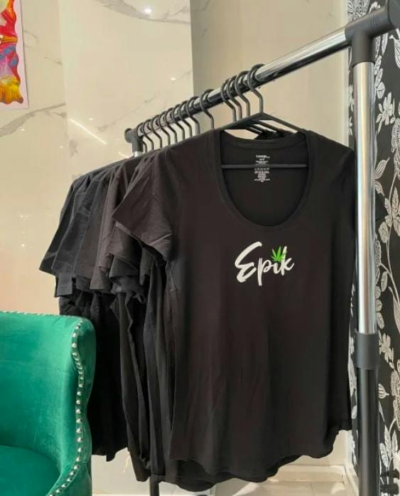 Black 3XLarge Epik Logo T-shirt