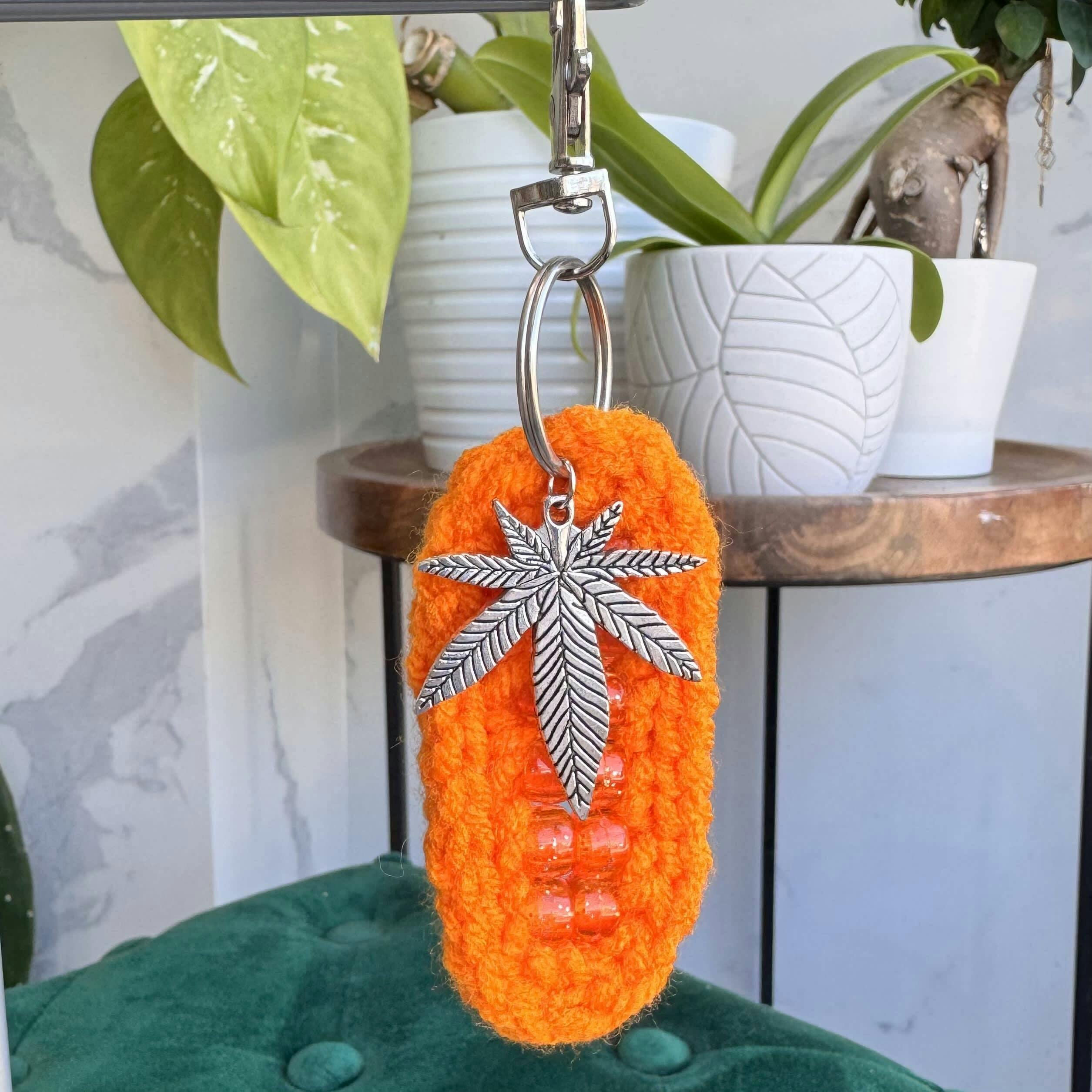 Orange Fidget Keychain