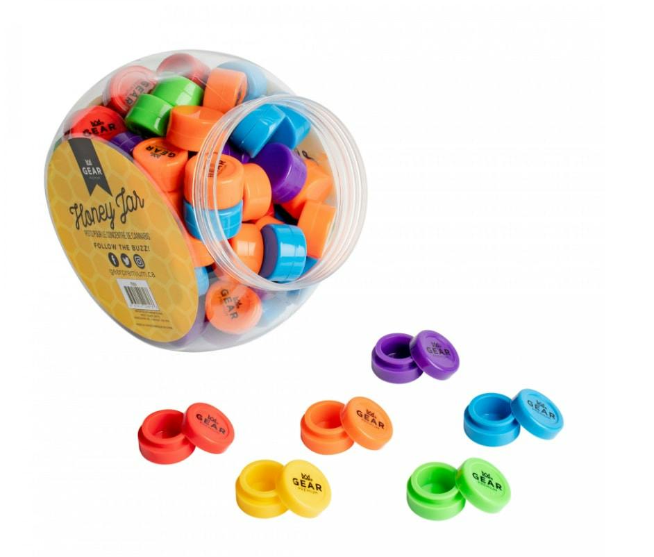 Gear Silicone Honey Jar - single