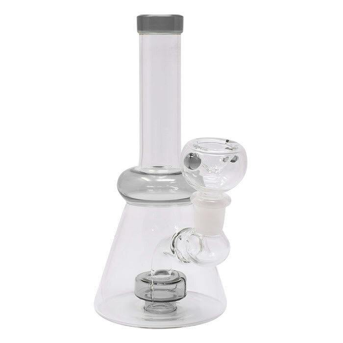 7 Inches Glass Portable & Timeless Bong - Black