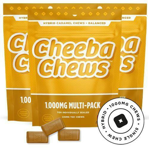 CHEEBA CHEWS MEGA STRENGTH 1000MG CARAMEL