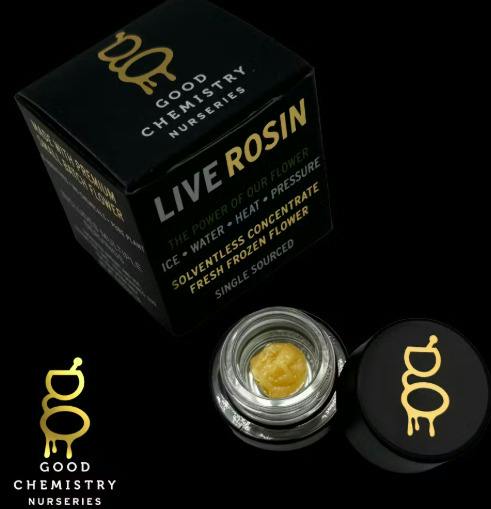 White Swallow | Good Chemistry | 1g Live Rosin (H/S) at Canna Retreat Recreational Dispensary