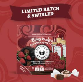 Strawberry Chocolate Swirl | Betty's Eddies | 50mg Taffies (THC:CBG) (H)