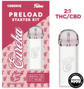 Lychee Luxe | Eureka | 1g Vape Starter Kit (2:1 CBD) (H/I)
