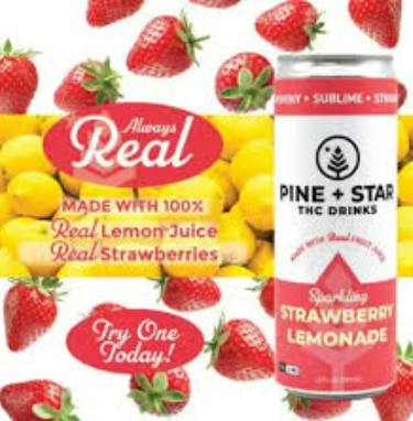 Strawberry Lemonade |Pine+Star Sparkling