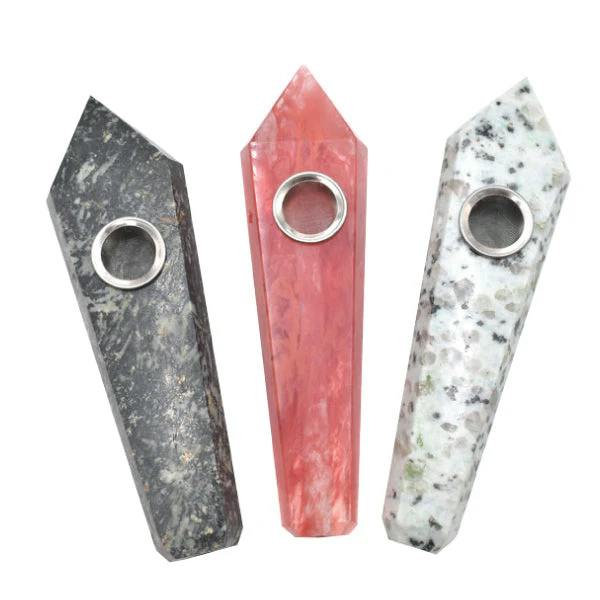 Gear - $19.99 4" Crystal Pipes With 3 Metal Screens