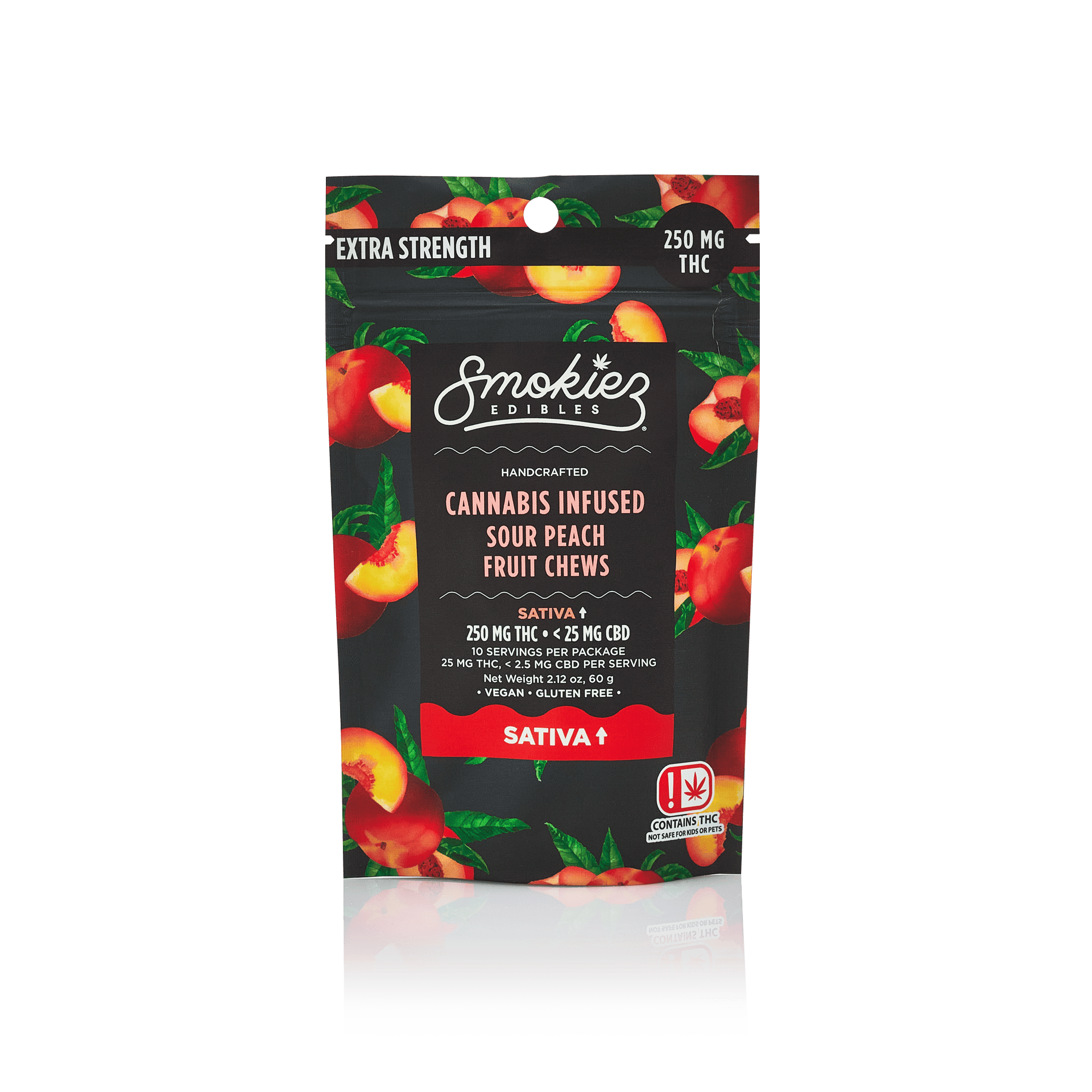 Sour Peach Gummies | 1000mg | 20ct | 50mg/ea